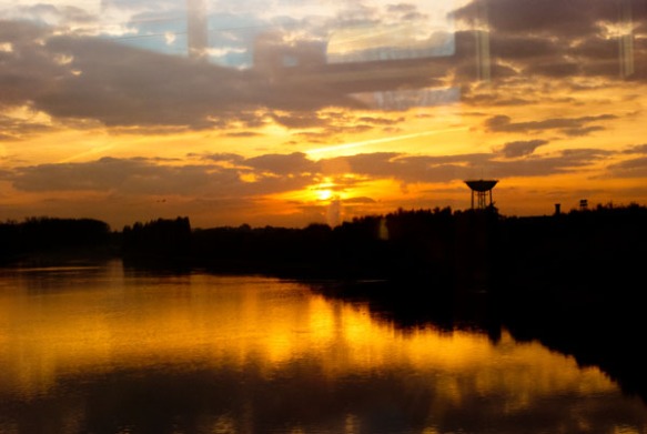 sunset train belgium